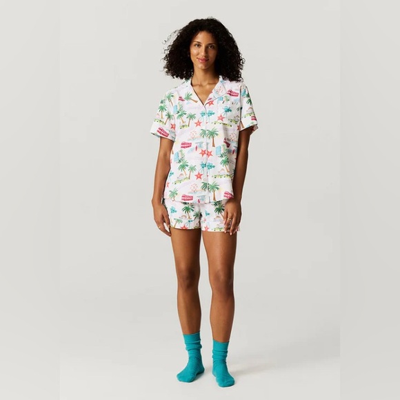 Posh Peanut Other - Posh Peanut Limited Edition Posh Los Angeles Women’s Twill Pajama Short Set XL
